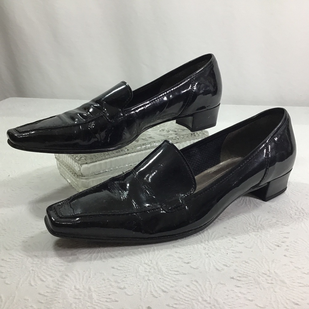 Gabor Black Patent Leather Shoes
